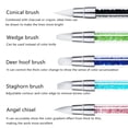 thumbnail image 5 of 5 Pcs Silicone Nail Tools Dual Tipped Nail Art Sculpture Pen Rhinestone Nail Polish Carving Pen Rubber Tip Nail Brushes for Mirror Powder Sculpting Sticker Transfer, DIY Home Salon Nail Art Supplies, 5 of 6