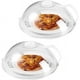 thumbnail image 2 of Tapa para microondas de 2 piezas con asa, tapa para alimentos para microondas, tapa para microondas, tapa para microondas, a prueba de derrames para microondas, para frutas y verduras, 2 of 5