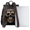 thumbnail image 3 of Fotbe Metal Style Horned Skull Mochila Bolso con Estampado para Mujer, Mochila Antirrobo de Nylon Impermeable, Bolsa Ligera de Hombro, 3 of 4