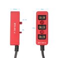 thumbnail image 4 of Lanxri Male D-Tap B Type To 3-Port Female D-Tap P-Tap Hub Adapter Splitter With Ronin 2 Thread Screw For Photography Power (Red), 4 of 4