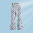 thumbnail image 2 of Girls' Flared Trousers Elastic Sports Jogging Children Wide Leg Trousers 12-18 Months,Grey XZNPDUCQ, 2 of 5