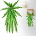 thumbnail image 4 of Clearance Artificial flowers under $10,Artificial Fern Bush Long Greenery Lifelike Artificial Fern Artificial Ferns For Outdoors Faux Ferns Ferns Artificial Plants For Decorating Patio Living R, 4 of 9