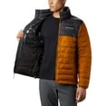 thumbnail image 3 of Columbia Men's Powder Lite Insulated Jacket, Burnished Amber, Shark, XL, 3 of 5