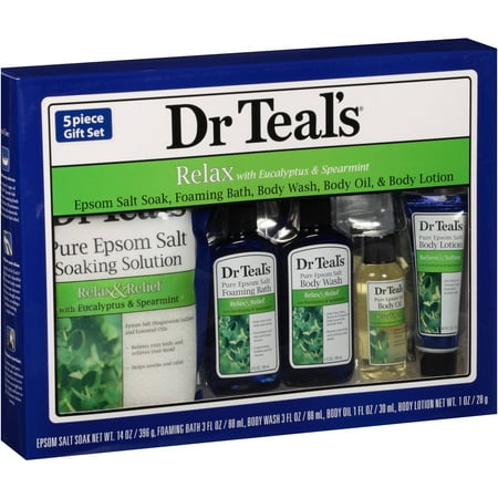 teal dr bath eucalyptus spearmint pc gift relax holiday