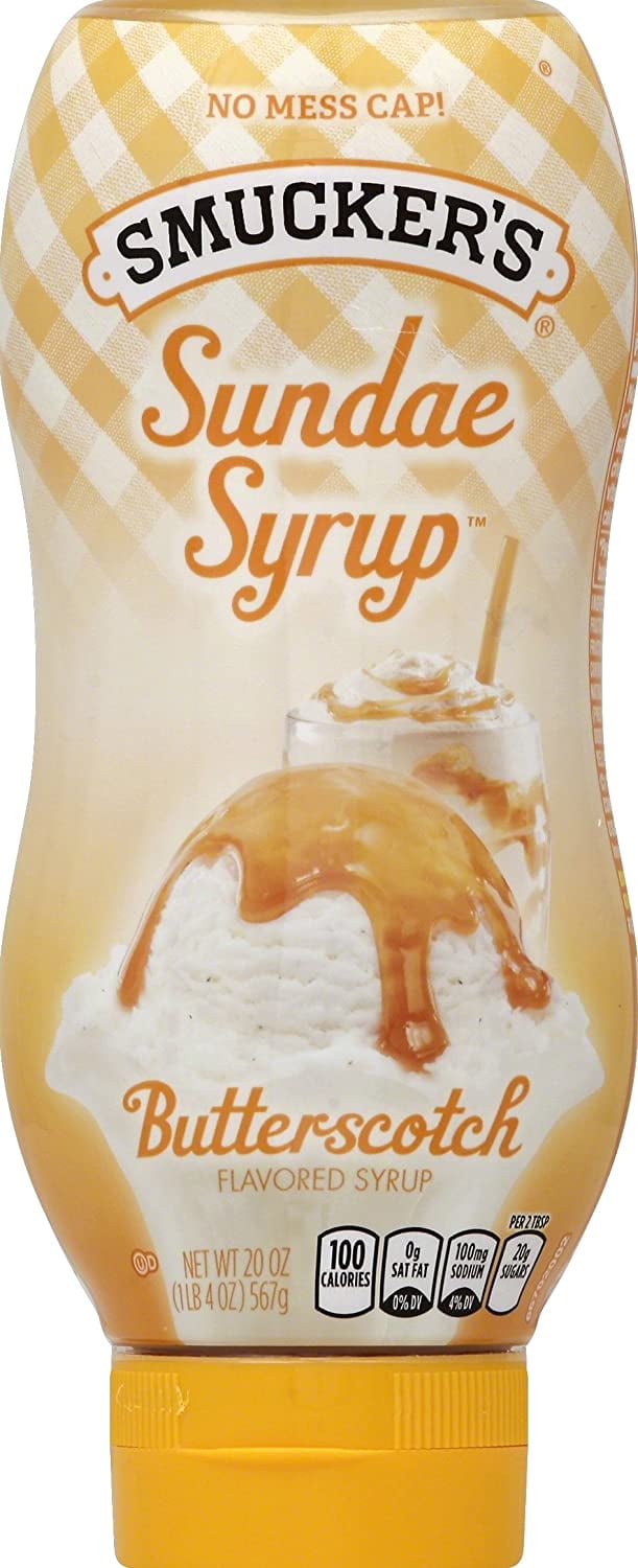 Smuckers Sundae Syrup, Butterscotch, 20 Ounce