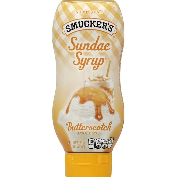 Smuckers Sundae Syrup, Butterscotch, 20 Ounce