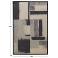 thumbnail image 3 of SAFAVIEH Blurred Lines 24 in. x 36 in. Framed Wall Art, 3 of 6