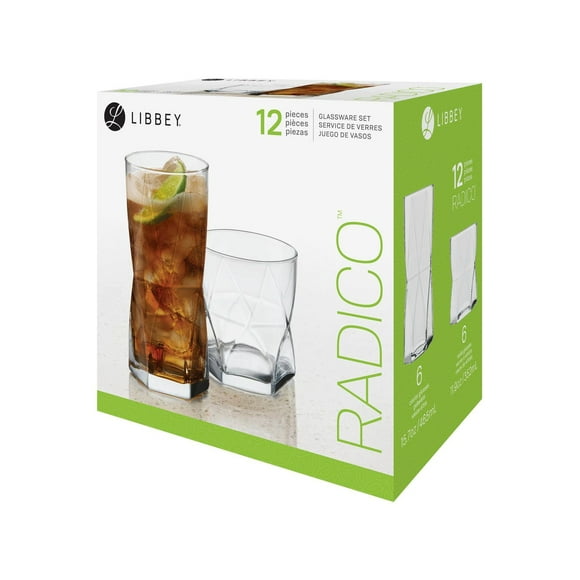 Radico Glassware Set, 12 piece