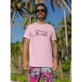 thumbnail image 2 of Hand Written Buon Ferragosto T-Shirt Men -Image by Shutterstock, Male 3X-Large, 2 of 4