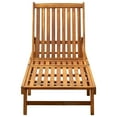 thumbnail image 3 of vidaXL Patio Lounge Chair Sunbed Sunlounger with Cushion Solid Acacia Wood, 3 of 10