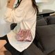 thumbnail image 4 of Bolso de mano para mujer, bolso de moda, bolso de cubo, bolso de cadena, bolso de mensajero simple (rosa) Sywqhk Para Estrenar, 4 of 6