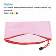 thumbnail image 4 of 6 Pack Mesh Zipper Pouch Document Bag Waterproof Zip File Folders for School Office Supplies Travel Storage Bags (Multicolor) 13x9.2", 4 of 4