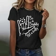 thumbnail image 2 of Womens Bullying Awareness T-Shirt Be A Buddy Not A Bully Hand Positive Message Printed Tees Positive Inspirational Tops, 2 of 5