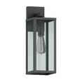 thumbnail image 6 of Outdoor Wall Light Matte Black Exterior Light Fixture for House, Porch, Hallway, Doorway, with Clear Glass Shade, 6 of 10