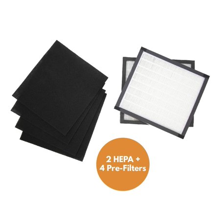 

Filter-Monster Replacement Filter Compatible with Oreck WK01234QPC Airvantage/Airvantage Plus Pet Air Purifier Filter Kit for WK10002QPC WK10052QPC Air Purifiers