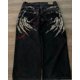thumbnail image 1 of Vaqueros Retro Skull Hip Y2k Hop Harajuku Vintage Nuevos, 1 of 6