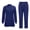 Navy Blue, variant on VIAOLI Women's Medical Scrub Set - Half-Zip Mid-Length Top with Drawstring Pants, for Nurse Uniform, Multiple Colors