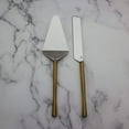 thumbnail image 2 of INOX Camellia Cake Server 2 Pc. Set, 2 of 6