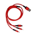 thumbnail image 1 of El cable multi del cargador, 3 en 1 cable líquido del cargador del cable USB aumentó durabilidad, 1 of 8