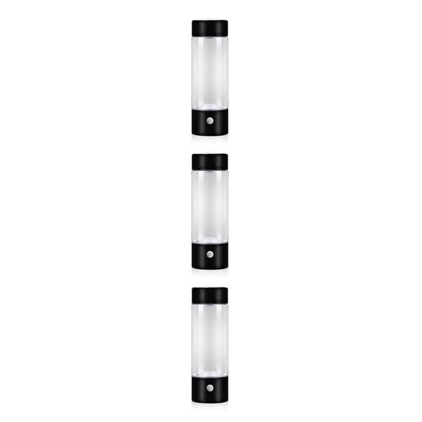 Wosthever Botella de agua rica en hidrógeno de acero inoxidable, interruptor de botón de repuesto de carga USB, antideslizante, a prueba de Type1 NO1
