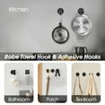 thumbnail image 4 of 14 Pieces Bathroom Hardware Accessories Set Towel Bar Set Wall Mounted, 4 of 6