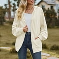 thumbnail image 2 of Vedolay Basic Sweatshirt for Women Fashion 2023 Zip Up Velour Tracksuits Long Sleeve Sweatshirt Jackets for Women Beige,L, 2 of 5