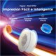 thumbnail image 2 of Filamento para Impresora 3D Creality Hyper PLA Stardust Grey 1,75 mm 1 kg, Alta Velocidad con Chip RFID, Gris Estrellado, 2 of 7