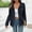 Navy, variant on Sakmal Womens Barn Jacket Plus Size Blue Coat Women Jackets Fall XL