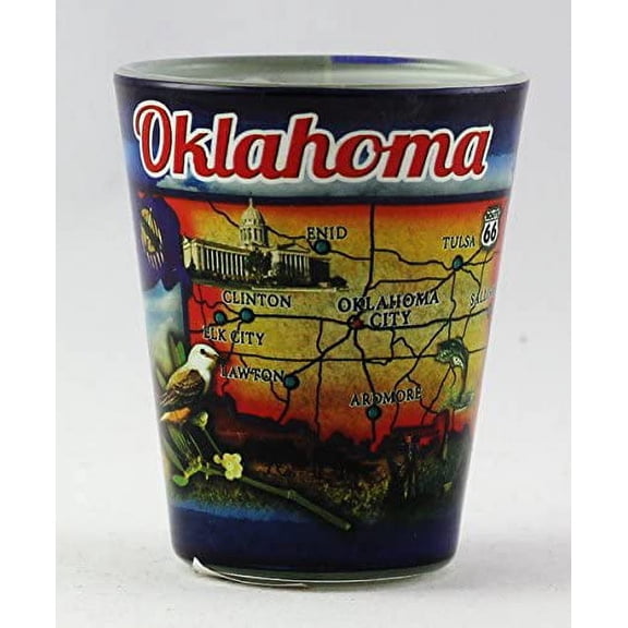Oklahoma State Collage Shot Glass rtp