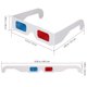 thumbnail image 2 of BESTYASH 100Ud Gafas 3D Anaglifo De Cartón Colores Surtidos Para Cine Visual, 2 of 7