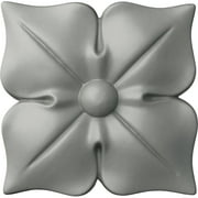 Ekena Millwork 5 1/4"W x 5 1/4"H x 3/4"P Kaya Flower Large Onlay