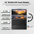 thumbnail image 3 of Lenovo ThinkPad X1 Carbon Gen 13 Aura Edition Laptop, 14" WUXGA FHD+ Touchscreen AI PC Laptop, Intel Core Ultra 7 255U, 32GB RAM, 2TB SSD, Backlit, Win 11 Pro, 3 of 7