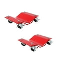 thumbnail image 2 of Accreate Car Dolly Set of 2-5000LB Capacity Heavy Duty Vehicle Wheel Dollies for Moving Cars, Trucks, SUVs - 2.5" Reinforced Nylon Wheels, Anti-Slip Curved Design, 2 of 7