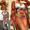 thumbnail image 3 of Yokua 3x Criss-Cross Halter-Bikini Swimsuit Sexy Halter Wrap-Bikini Swimwear, 3 of 18