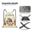 thumbnail image 4 of Sikiie Autumn Gnomes1 Drawstring Backpack Drawstring Bags, Draw String Back Bag for Sports, Gym, Travel, Swimming, Beach-Small, 4 of 6
