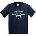 thumbnail image 3 of Inktastic Life Behind Bars Bmx Youth T-Shirt, 3 of 5