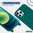 thumbnail image 2 of Funda de Protección para iPhone 12 Series - Sovico - Silicón con Correa, 2 of 6