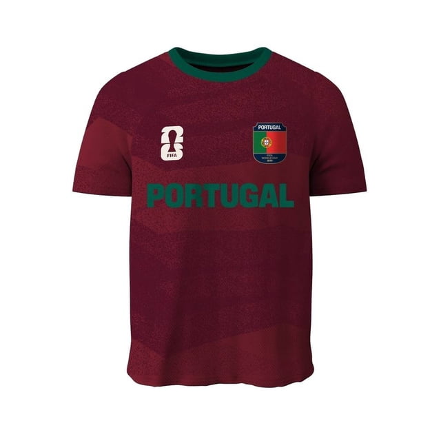 Playera Fexpro FIFA Fifa Jersey Host country burgundy escudo Portugal