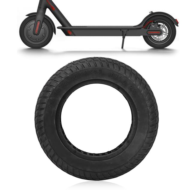 Neumático De Scooter Eléctrico, Reemplazo De Neumático De Rueda Sólida Sin Cámara A Prueba De Explosiones Para Scooter Eléctrico De 10 Pulgadas