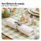 thumbnail image 2 of Fonowx Servilletero de Pascua Metálico Anillo de Servilleta de Conejo Acabado Dorado para Restaurantes, Anfitriones, Banquetes, Eventos Festivos, Fiestas, 2 of 6
