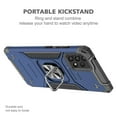thumbnail image 4 of FIEWESEY for Samsung Galaxy A73 5G Phone Case Military Grade Drop Rugged Cover Anti-Scratch Protective 360° Rotate Kickstand Sturdy Shockproof Phone Cover for Samsung Galaxy A73 5G(Blue), 4 of 7