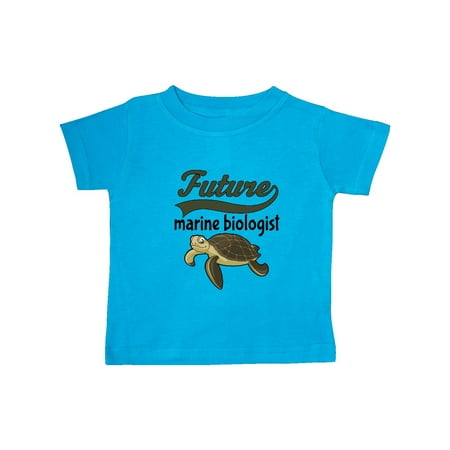 

Inktastic Future Marine Biologist Turtle Gift Baby Boy or Baby Girl T-Shirt