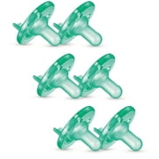 (3 pack) (3 pack, 6 counts) Philips Avent Soothie Pacifier, 0-3 months, Green, Vanilla Scented, 2 pack, SCF190/07
