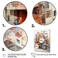 thumbnail image 3 of Designart "Building Knowledge Architectural Wonders IV" Cityscapes Floater Framed Wall Decor, 3 of 7