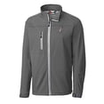 thumbnail image 2 of Men's Cutter & Buck  Steel Albuquerque Isotopes  Clique Telemark Eco Stretch Softshell Full-Zip Jacket, 2 of 3