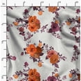 thumbnail image 2 of Soimoi Minky White Fabric By the Yard - 56 Inch Wide - Florals, Leaves Print Fabric - Elegant & Beautiful Patterns for Fashion and Home Decor Printed Fabric, 2 of 6
