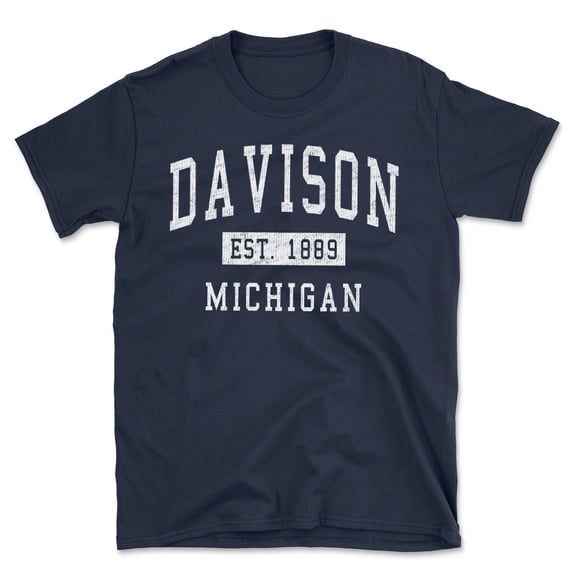 Davison Michigan Classic Established Men's Cotton T-Shirt
