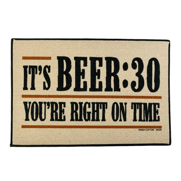 Funny Beer 30 Tan Doormat Novelty Outdoor Floor Rug Bar Pub Man Cave Door Mat Walmart
