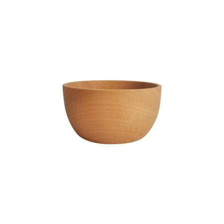 

Wooden Salad Bowl Beech Mosaic Wood Serving Fruit Bowl