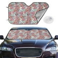 thumbnail image 2 of Haiem Cartoon Hearts Car Windshield Sun Shade - Blocks UV Rays Sun Visor Protector, Sunshade to Keep Your Vehicle Cool, Universal Fit SUV Van Sedan-Small, 2 of 7